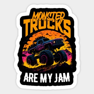 Monster Truck are my Jam Sticker